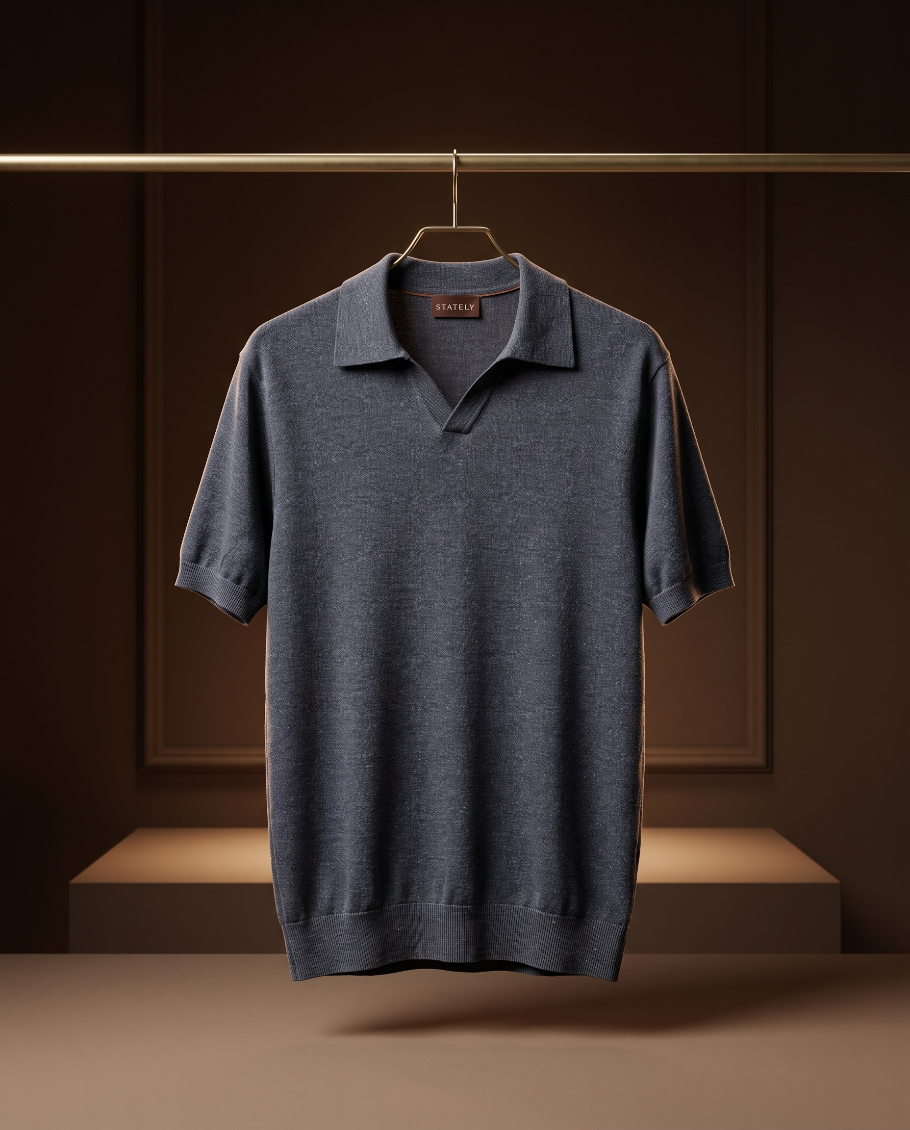 Cashmere polo shirt